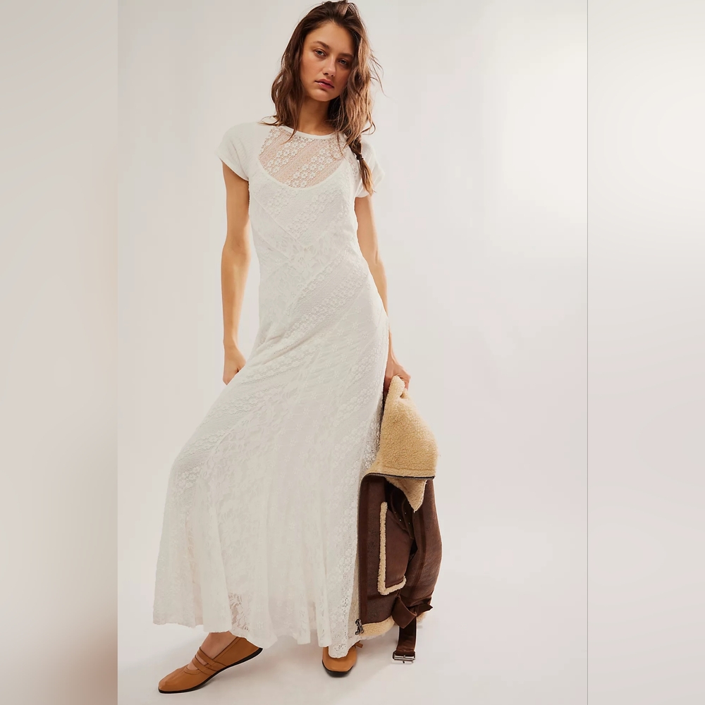 FREE PEOPLE Cypress Lace Maxi13 - Picture 7 of 13